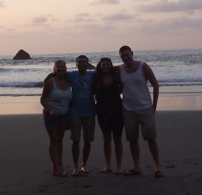 Sunset with friends from Tenerife